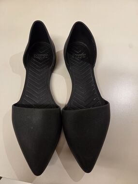 Native Shoes Black Pointed D'Orsay Flats